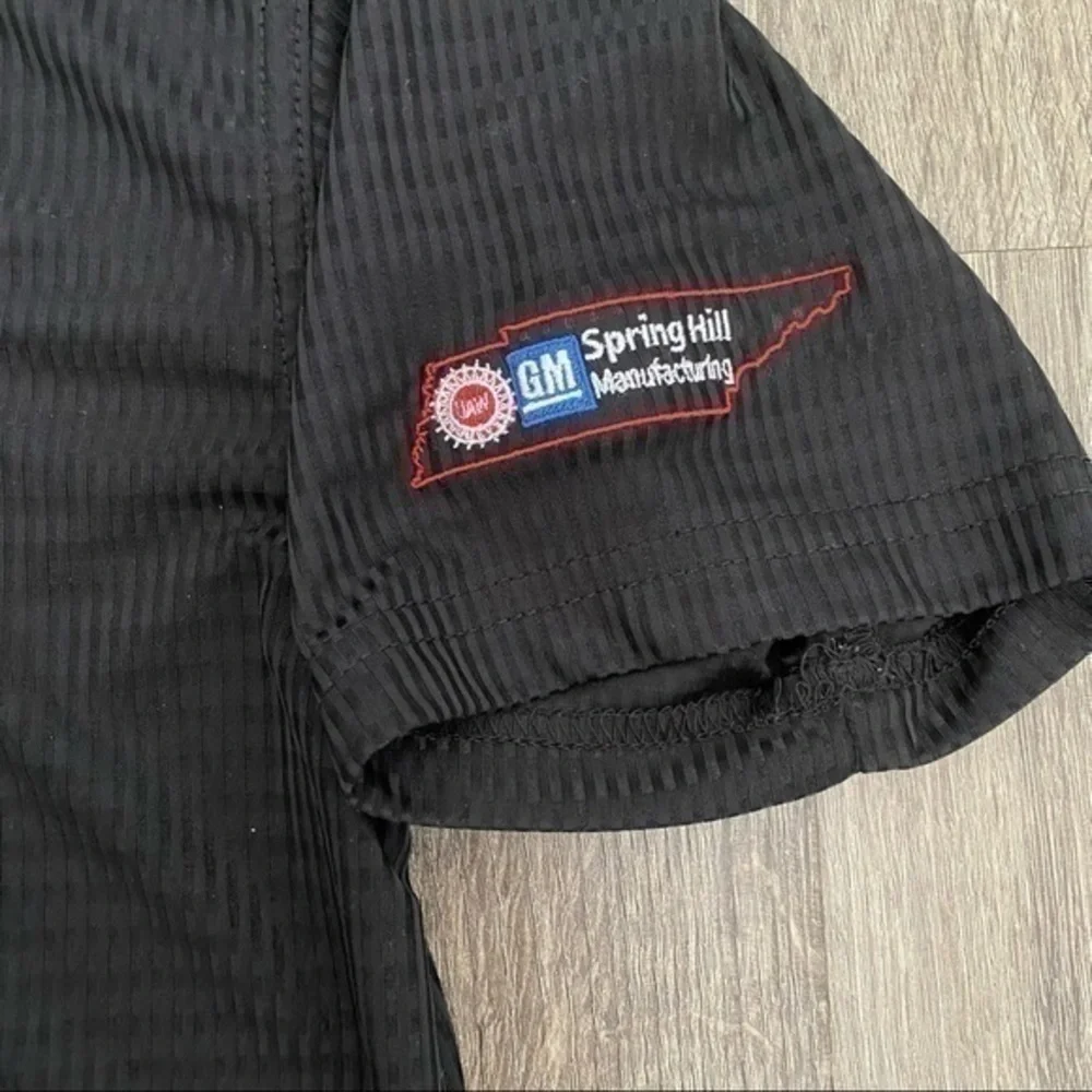 GMC Mens medium black polo